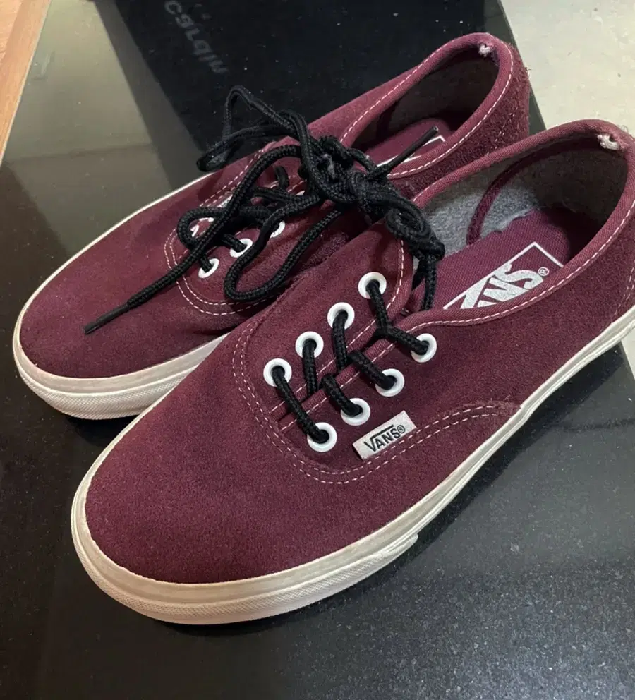 (무배) 반스 Vans 와인 버건디 220 빈티지 구제 신발 스니커즈